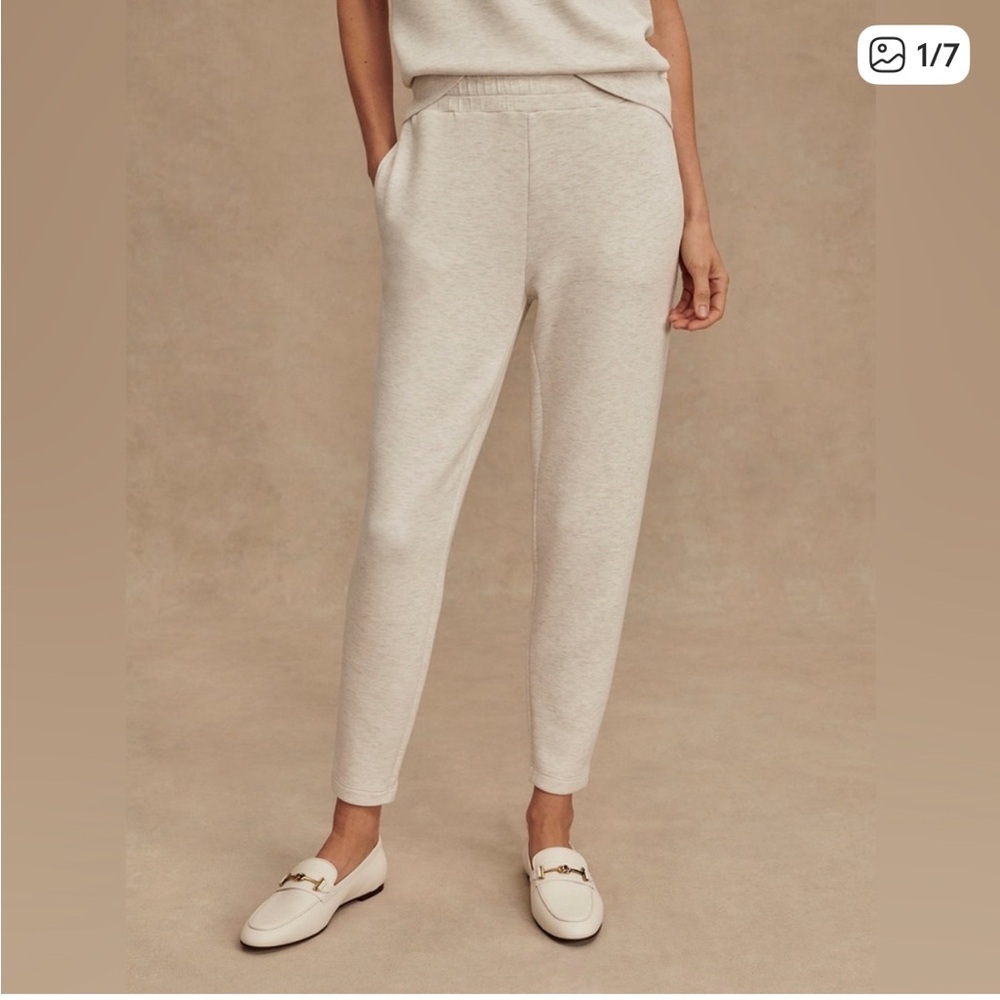 Varley ~ Revolve | Varley Women's The Slim Pant 25 in Gray/Cream size Large